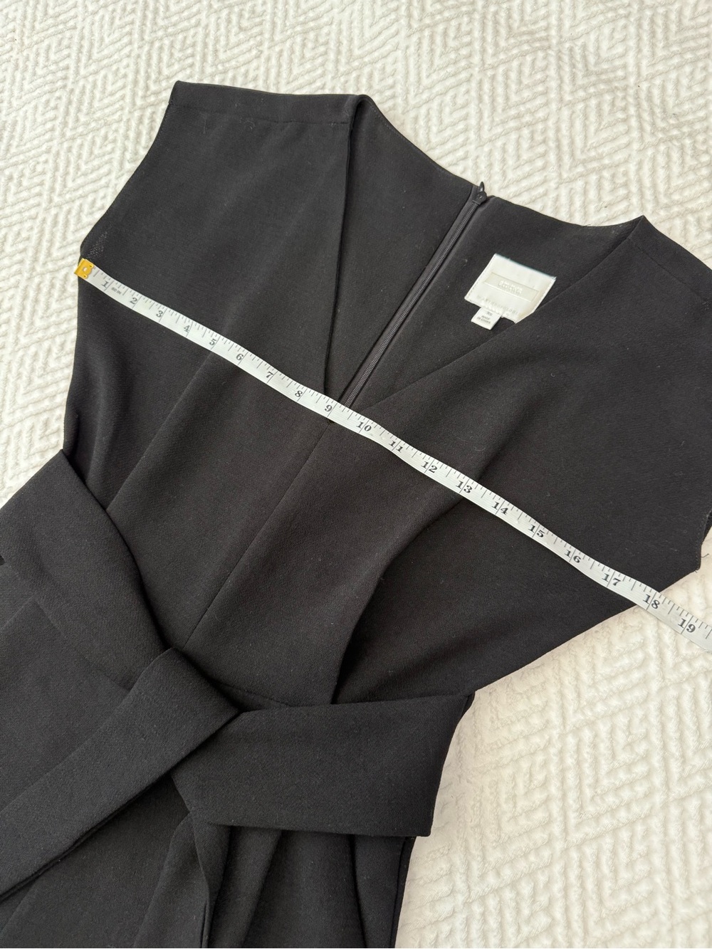 Anthropologie ett:twa Sedona Black Short Sleeve Jumpsuit - Picture 5 of 9